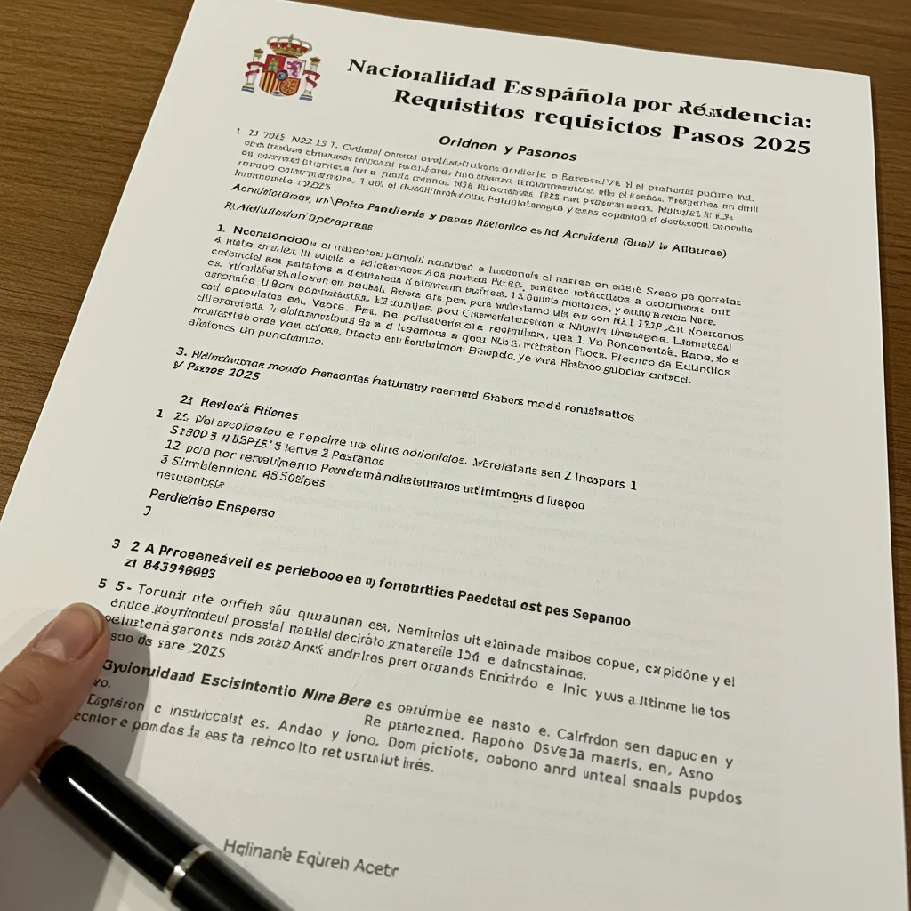 Nacionalidad Española por Residencia: Requisitos y Pasos 2025